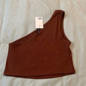 One side cropped top